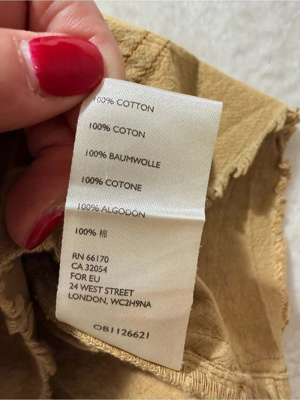 Free People mustard utility raw hem mini skirt small